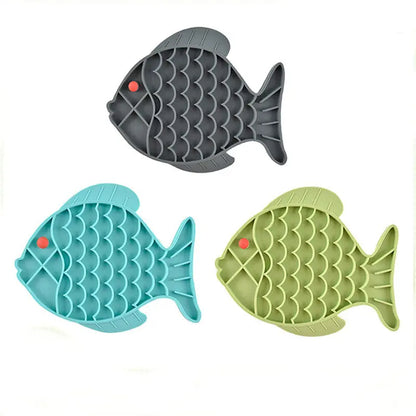 No Stress 3D Fish Lick Mat